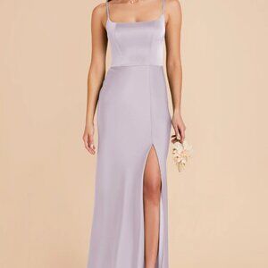 Birdy Grey - Mai Dress - Matte Satin Dusty Lilac - US Medium/Large